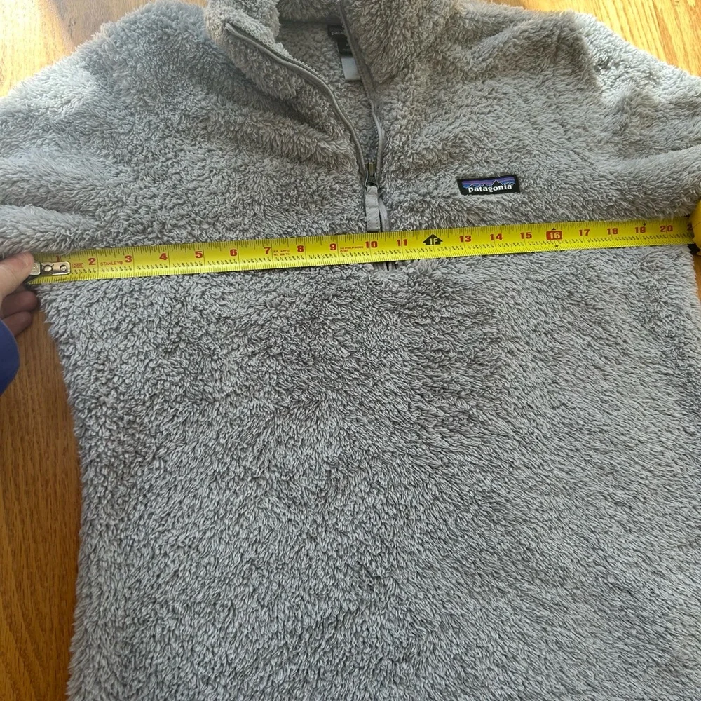 Patagonia Los Gatos 1/4 Zip Fleece Pullover‎ Womens Medium M Drifter Grey 25235